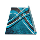 Load image into Gallery viewer, Contempo-42 Area Rugs Runner Turquoise 8-X-11