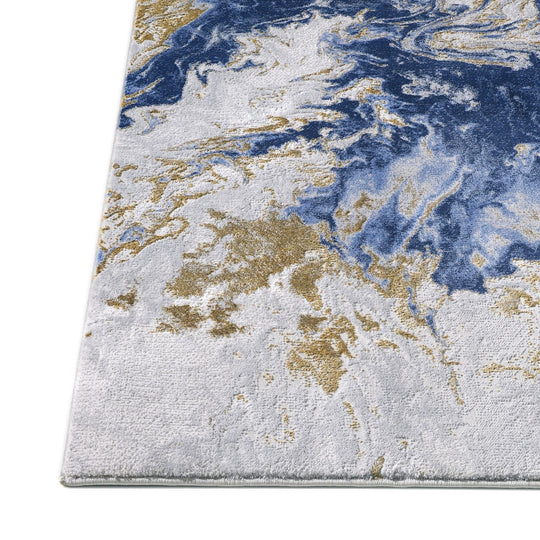 Regency-950 Area Rugs Rectangle Blue-Thunder 5-X-7