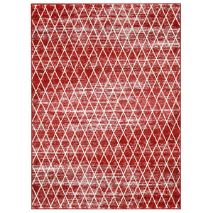 Sofia 481 Area Rugs Scarlett Red Rectangle 5-X-7