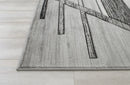 Load image into Gallery viewer, Davincii-411 Area Rugs Rectangle Gray 5-X-7