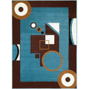 Load image into Gallery viewer, Moderno 7 Area Rugs Light Blue 8-X-10