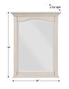 Load image into Gallery viewer, Bathroom Vanity Mirror - 24&quot; W x 2-1/8&quot; D x 32&quot; H - Wainwright