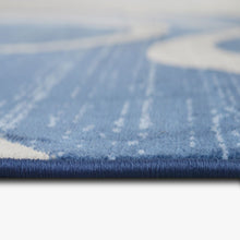 Load image into Gallery viewer, Sofia-484 Area Rugs Rectangle Space Blue 5-X-7