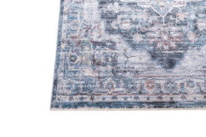 Ashton-570 Area Rugs Rectangle Teal 5-X-7