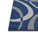 Load image into Gallery viewer, Sofia-484 Area Rugs Runner Space Blue 8-X-11