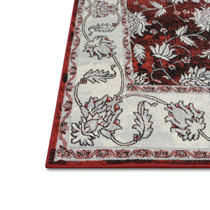 Sofia-482 Area Rugs Rectangle Scarlett Red 5-X-7