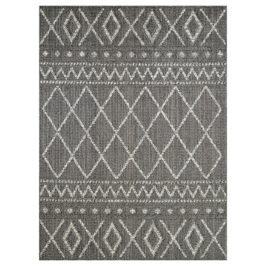 Linq-820 Area Rugs Rectangle Ivory 5-X-7