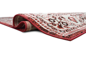 Sofia-476 Area Rugs Rectangle Scarlett Red 5-X-7