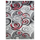 Load image into Gallery viewer, Davincii-414 Area Rugs Rectangle Red 5-X-7