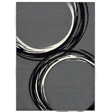 Load image into Gallery viewer, Contempo-44 Area Rugs Rectangle Gray 5-X-7