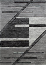 Load image into Gallery viewer, Davincii-411 Area Rugs Rectangle Gray 5-X-7