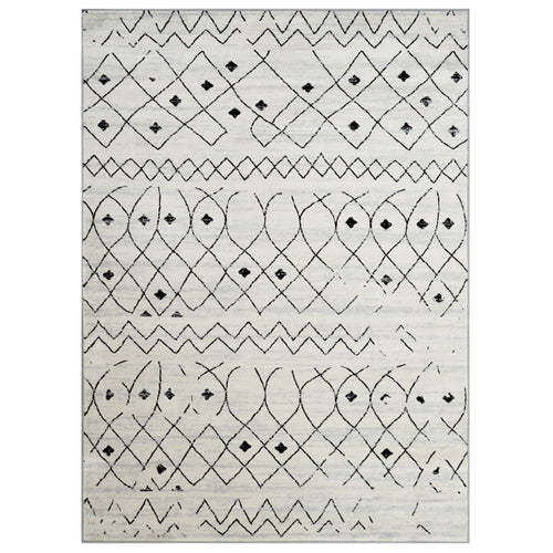 Sofia 483 Area Rugs Bone Rectangle 5-X-7