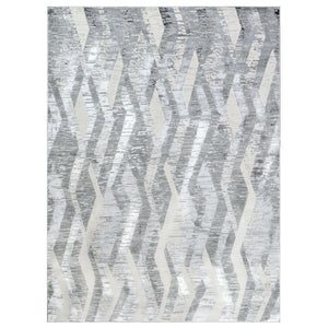 Talia-776 Area Rugs Rectangle Metallic 5-X-7