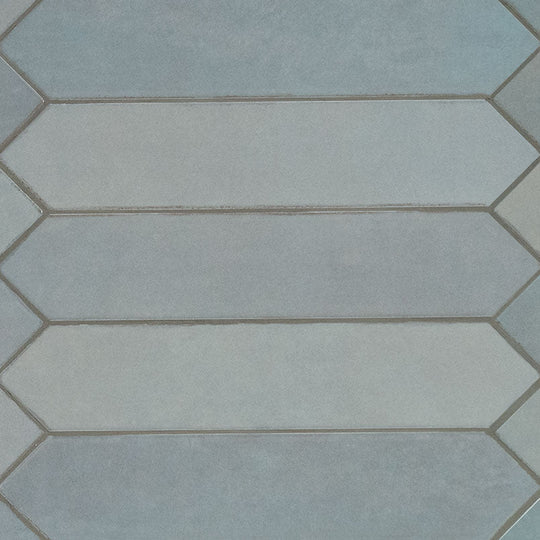 2.5" X 13" Renzo Sky Blue Picket Ceramic Glossy Wall Tile (12.21SQ FT/CTN)