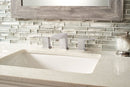 Load image into Gallery viewer, 12&quot; X 12&quot; Silver Canvas Interlocking Light Gray Backsplash Linear Mosaic Sheet (9.7SQ FT/CTN)