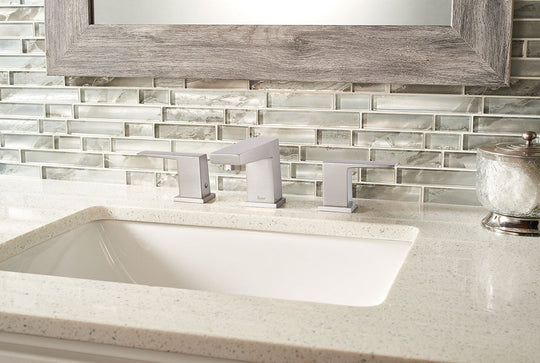 12" X 12" Silver Canvas Interlocking Light Gray Backsplash Linear Mosaic Sheet (9.7SQ FT/CTN)