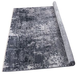 Ashton 565 Area Rugs Black Storm 8-X-10