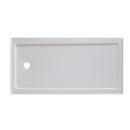 Load image into Gallery viewer, 60&quot; x 30&quot; Rectangular Shower Base In White With Single Threshold