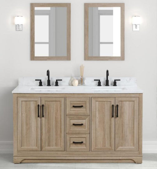 Bathroom Vanities With Sink - Retford (Light Wood)